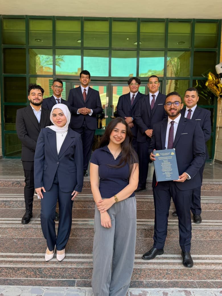 The ClassTrack graduation project team on defense day